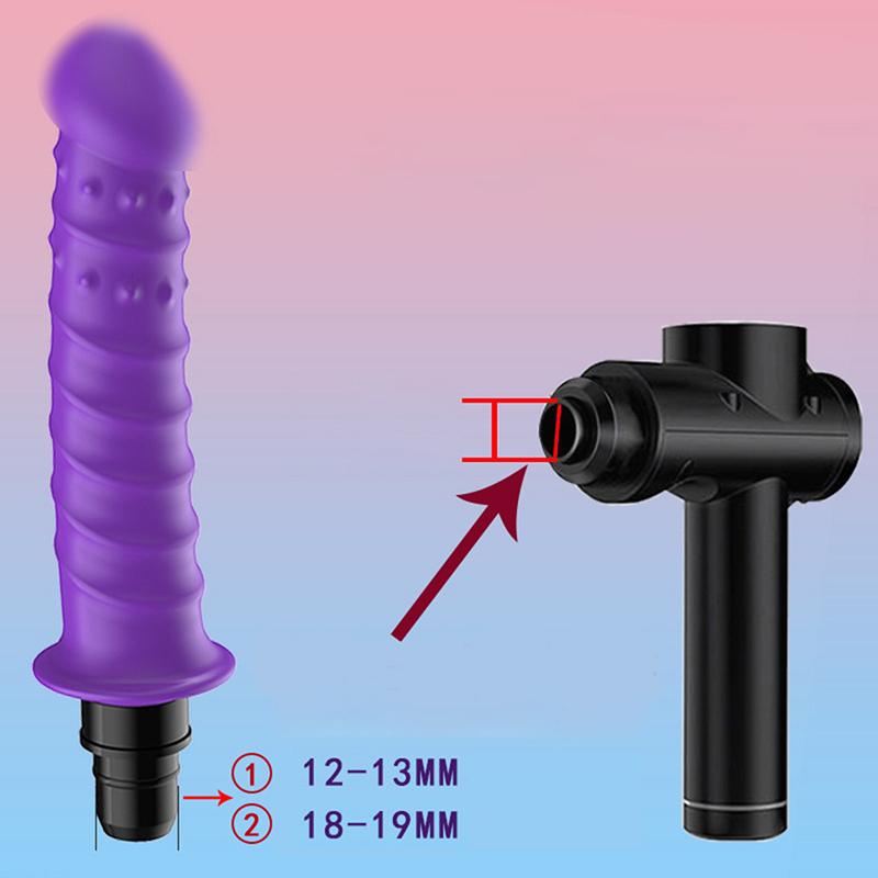 Universeller Faszienpistolen-Massagekopf, Silikon-Faszienmassagekopf, Körperentspannung