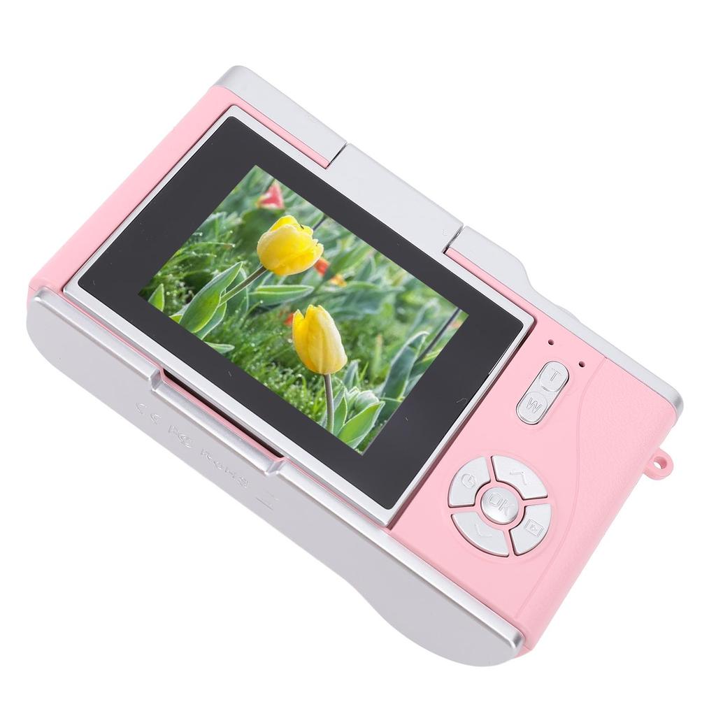 Digital Camera 4K 48MP 18x Zoom Auto   Anti Shake 2.4 Inch Screen Built in Fill Light Compact Students Camera for Daily Travel