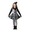 Costumi per bambini di Halloween costume da clown festa circense vestito da mago vestito per bambine spettacolo di carnevale