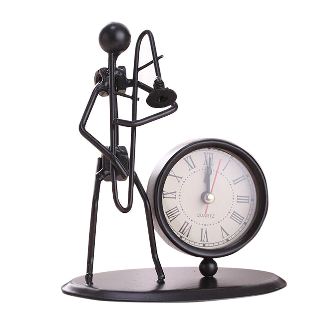 Buy Creative Iron Mini Metal Small Alarm Clock Electronic Small Alarm