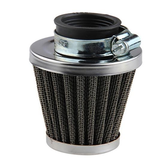 Accesorii pentru motociclete Filtru de aer oval metalic cu fixare, pâlnie de admisie