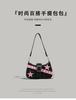 Internet Celebrity Fashion Small Bag Female Niche Design Shoulder Baguette Bag Female Y2k Sweet Cool Babes Senior Feeling Armpit Bag