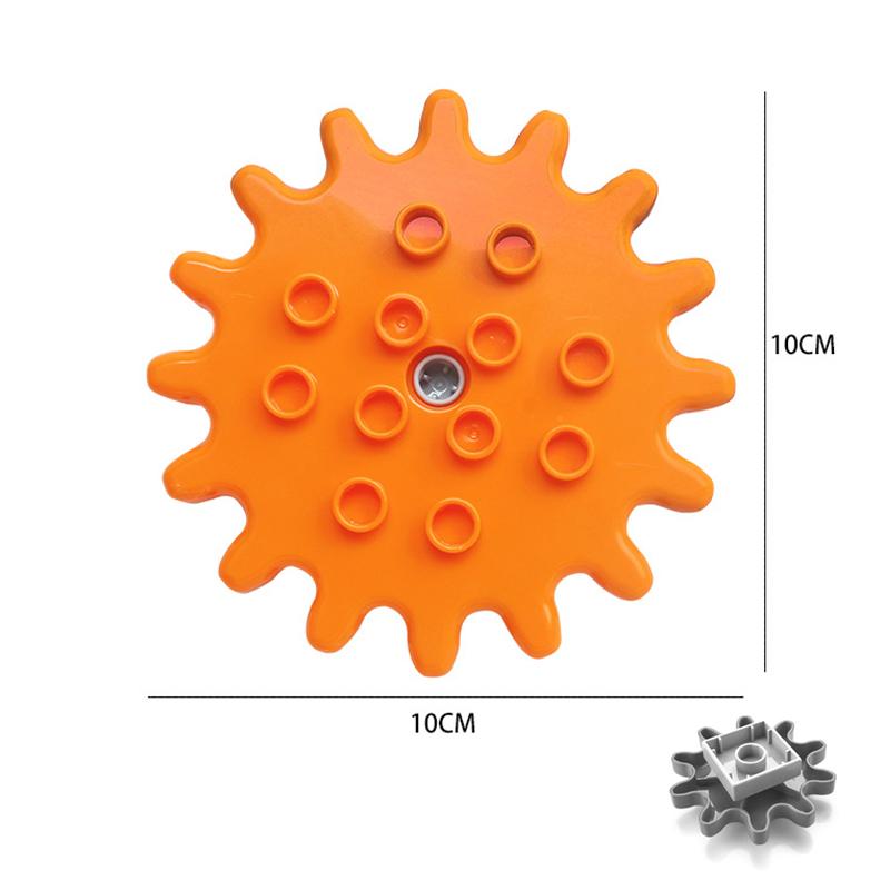 Big Building Blocks Playground Parts Slide Ladder Gear Swing Compatible Bricks Baby Assemble Interactive Toys Gift