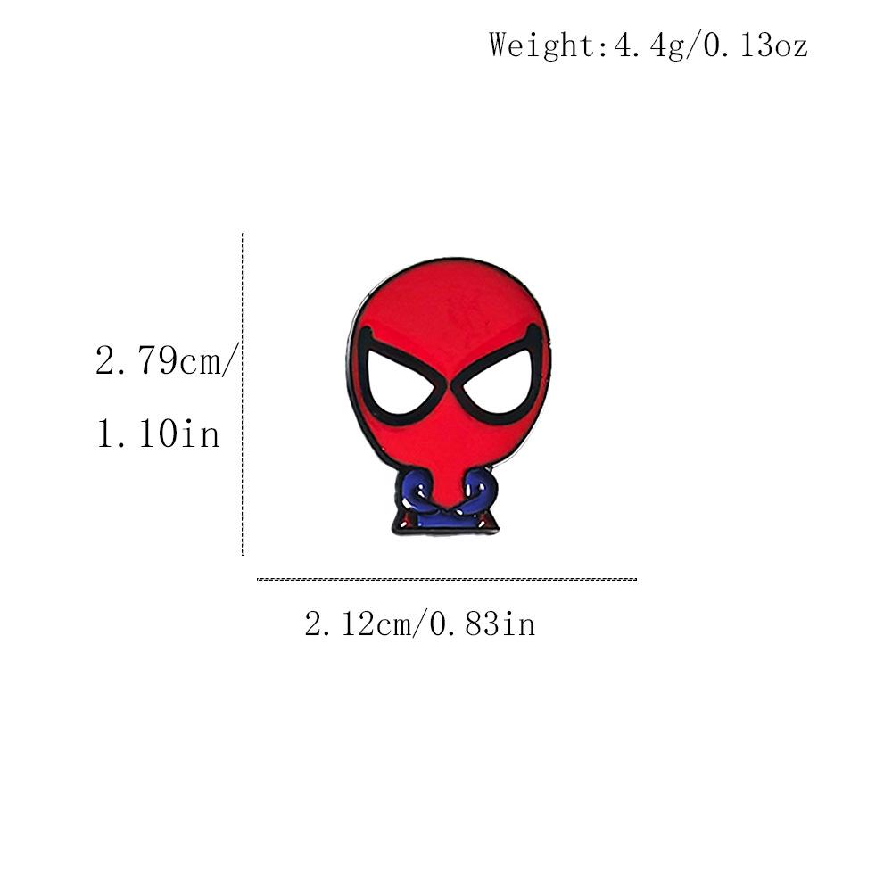 Spider-Man Avatar Brooch: Marvel Cartoon Character Alloy Pin