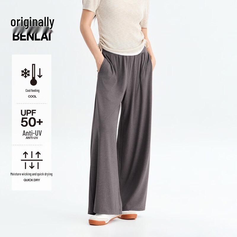 BENLAI Women's Cooling Quick-Dry Sun Protection Loose Wide Leg Pants