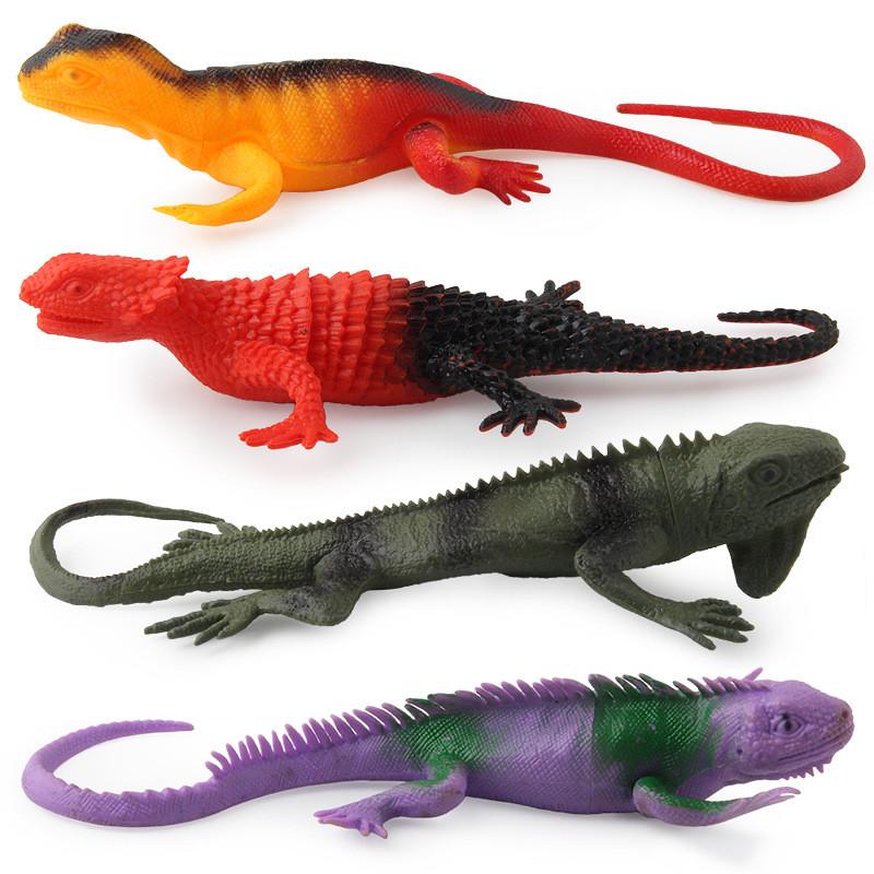 Realistic Pvc Chameleon Amphibian Reptile Model Toy For Kids With Unique Color Change Feature