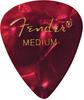 Fender 8 Pieces Teardrop Medium Guitar Picks Assorted Colors