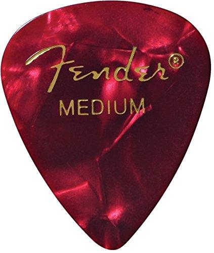 Fender 8 Pieces Teardrop Medium Guitar Picks Assorted Colors