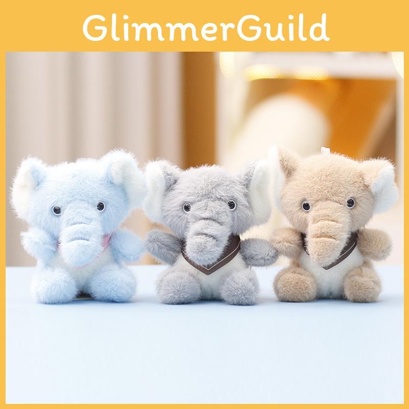 Cute Elephant Plush Doll With Pp Cotton Filling For Children Baby Gift Accessories