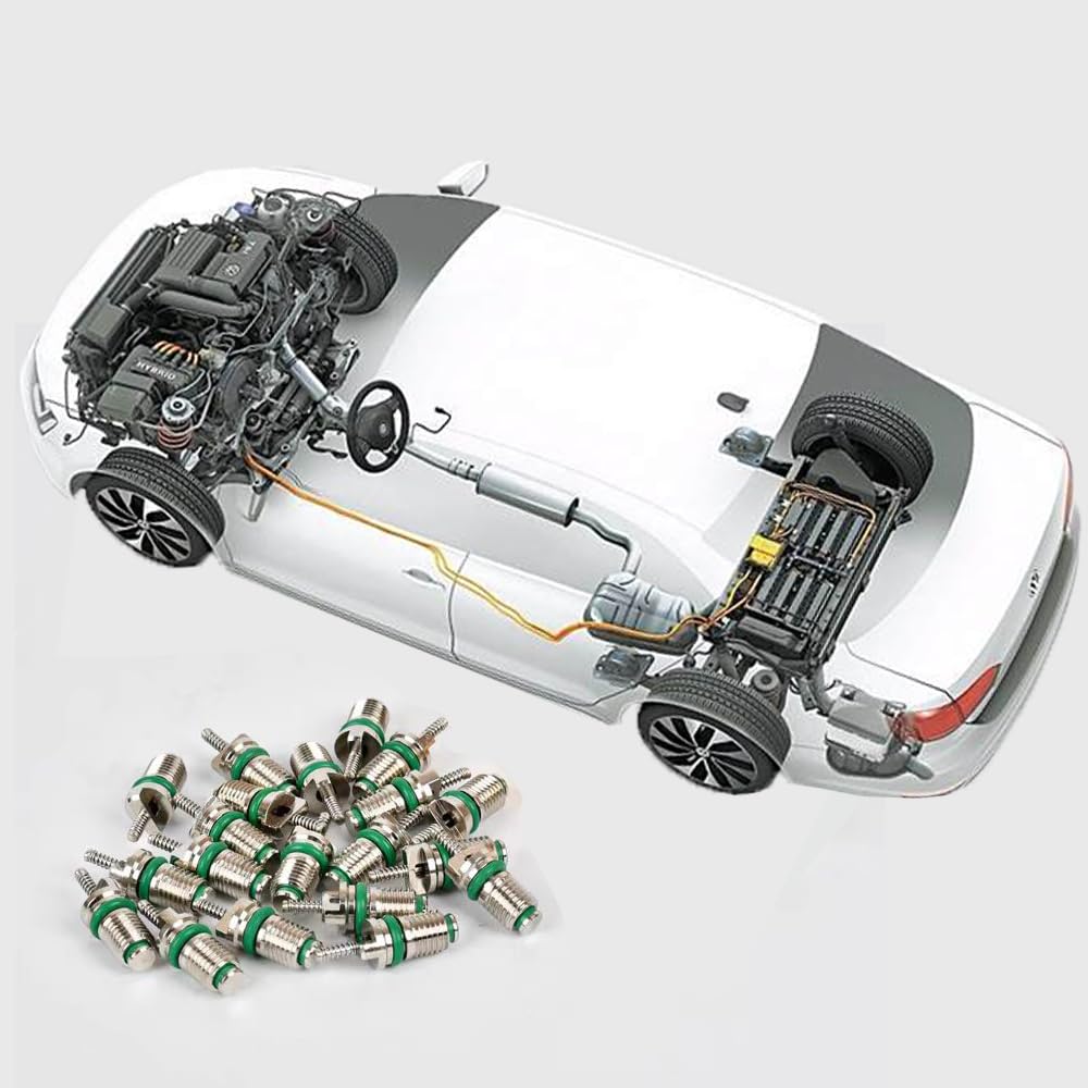 TOAURDA Air Conditioner Valve Core R134A Car Air Conditioner Set