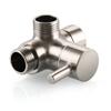 for T Shape Brass Shower Arm Diverter Creative Household 3 Way Diverter Universal Adapter Connector for Angle for Va