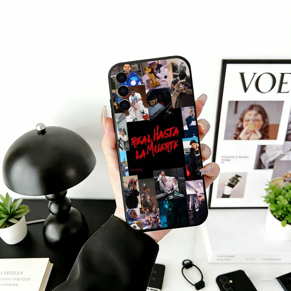Rapper A-Anuel AA R-Real Phone Case Black Silicone Soft For Samsung Galaxy A73,A72,A71,A70,A53,A52,A51