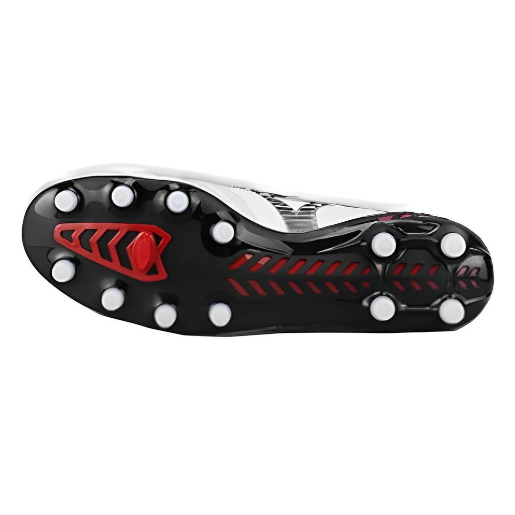 Mizuno Round Toe Flat FG (Rubber Long Stud) Natural Grass Anti-Slip Durable Soccer Shoes Unisex Soccer Shoes P1GA209009