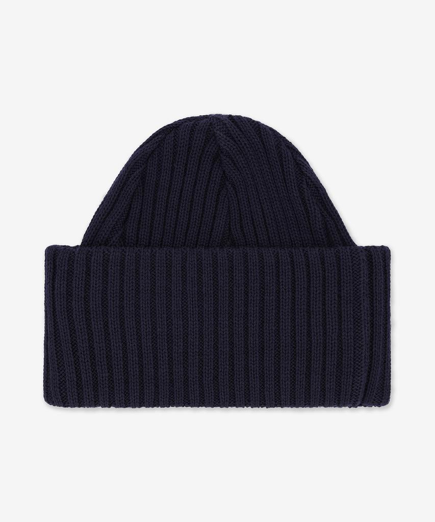 Batoneo Solid Wool Knit Beanie - Navy / Bn-25Aw-42Navy