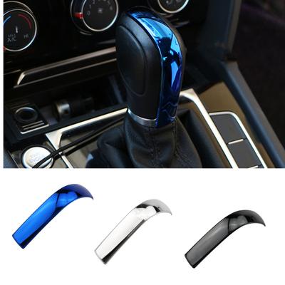 Edelstahl-Auto-Getriebekopf-Schaltknauf-Trim-Aufkleber, passend für Volkswagen VW Golf 6 7 MK6 MK7 Tiguan Polo
