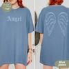 Boho Angel Wings Comfort Colors T-shirt: Unisex Watercolor Tee