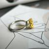 Серебряное кольцо с цитрином nano 3.87ct, вес изделия 2,73 гр (2212799)