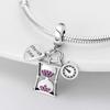 S925 Silver Handmade Jewelry Accessories Bracelet Necklace Keychain Sports Skate Shoes Decorative Pendants