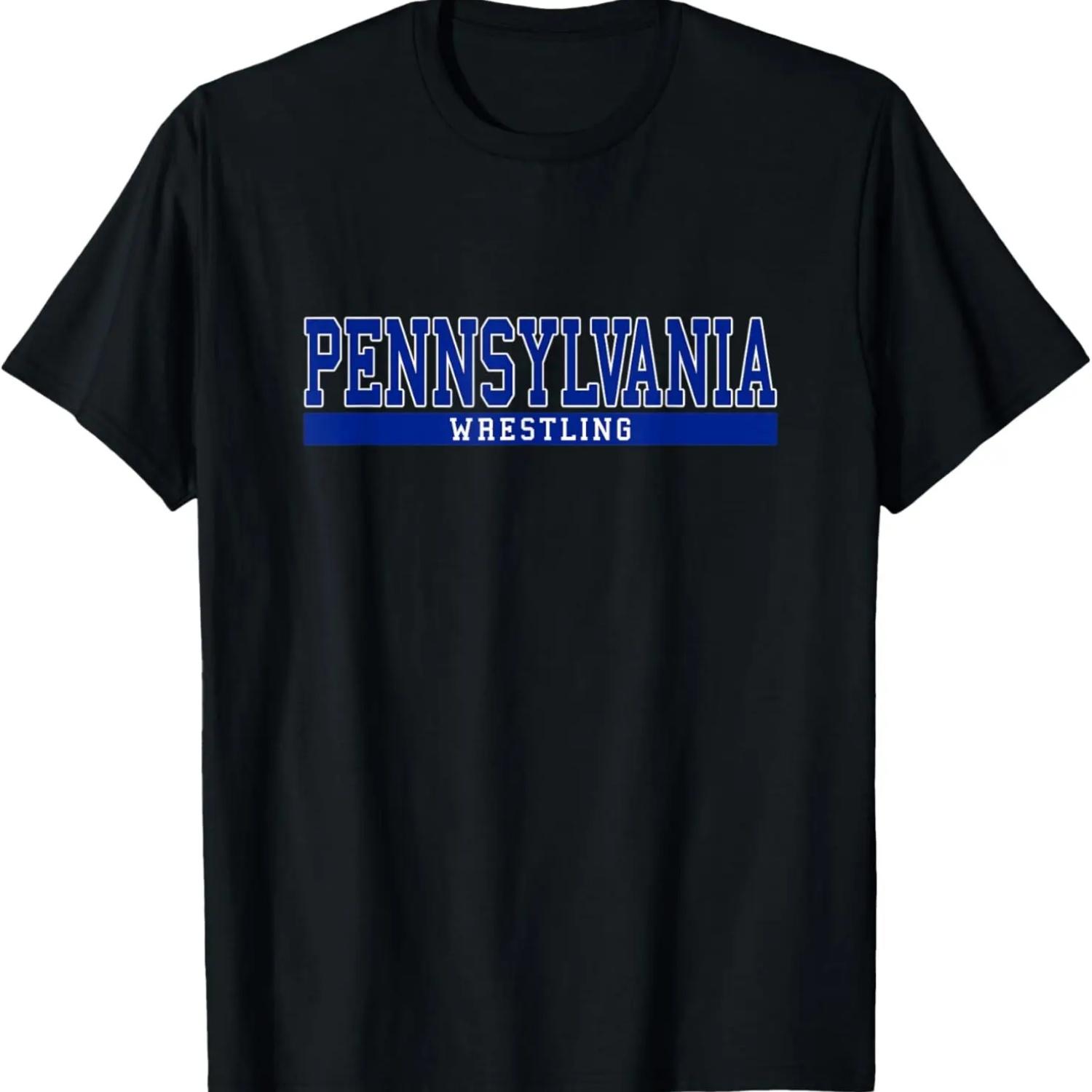 Футболка с надписью Pennsylvania Wrestling S