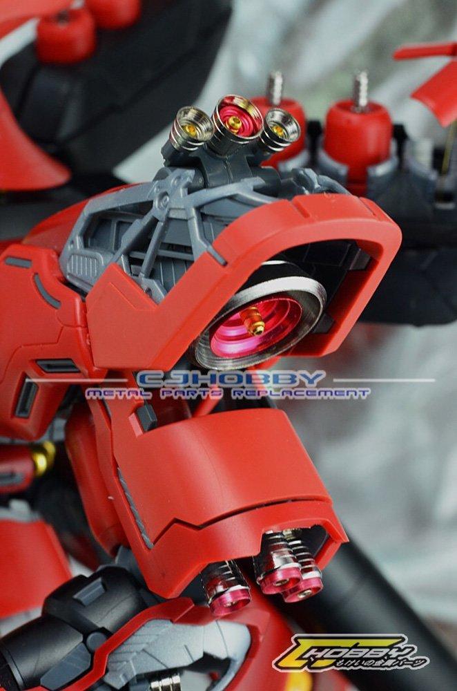 MG Sazabi Metal Vernier Full Set Deluxe Edition 1/100 MSN-04 Ver.Ka (Red) [Used]