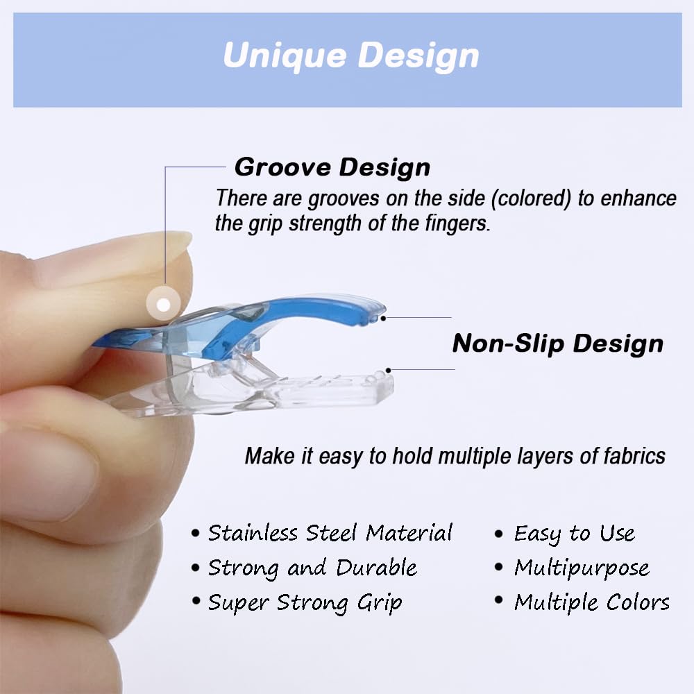 Quilting Sewing Fabric 200 Multipurpose Sewing Quilting and Craft Sewing Assorted Plastic Embroidery Clips for Crafts Clips, Clips, Pieces, Clips,