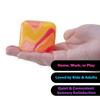 Schylling NeeDoh Nice Cubes Swirl Sensory Toy Super Solid Squeeze Swirling Color Blend Colors May Vary 1 Pack 1 Piece