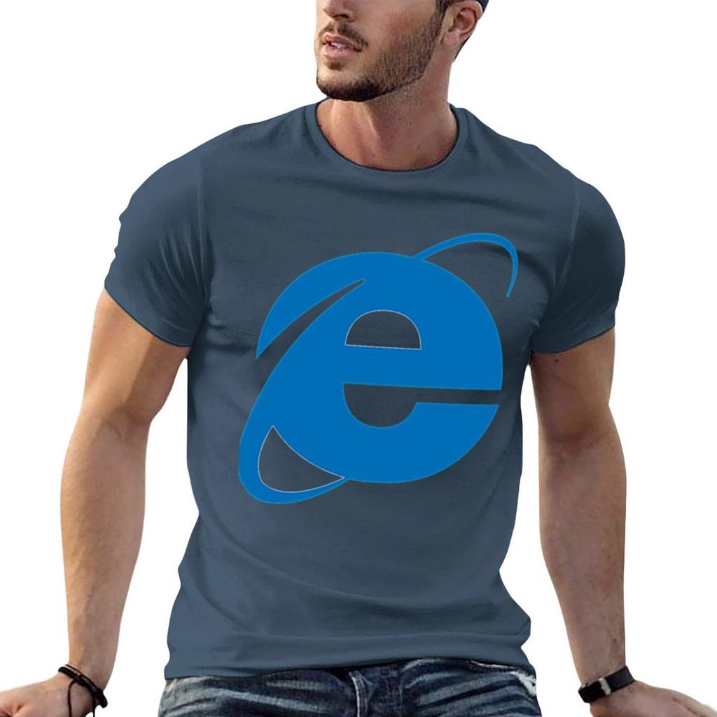 Internet Explorer T-shirt T-shirt Voor Unisex Katoenen T-shirts Hoge Kwaliteit Grappige T-shirts Unisex T-shirt