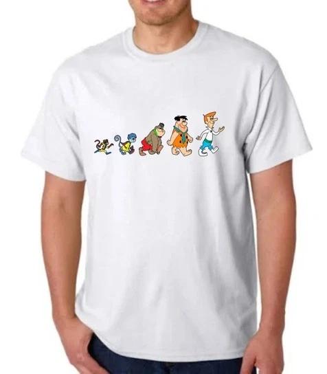 T-T-shirt HANNA BARBERA EVOLUTION CARTOON CEREAL FANS ANIMATION 3XL