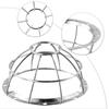 Iron Smoke Detector Protective Cover Silver Explosion-proof Lampshade Heavy Duty Fire Covers  Lamp