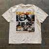 """Kill"" Film-Themen-T-Shirt, Retro Japanisches Quentin Tarantino Film Muster T-Shirt, 90er Retro T-Shirt"
