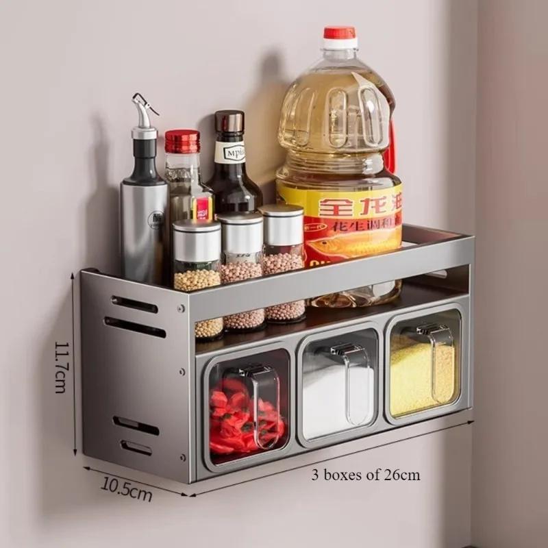 

Настенная полка для специй, не требующая сверления, полки для специй, съемная кухонная полка-органайзер, моющиеся полки для хранения специй