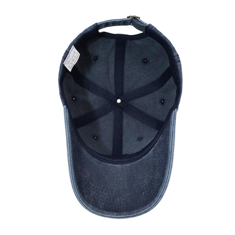 Letter Embroidery Baseball Cap Unisex Outdoor Sunshade Cap
