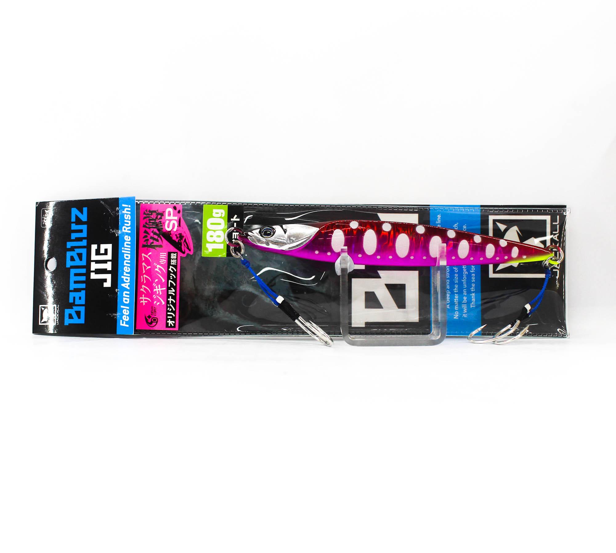 Jackall Metal Jig Bambluz Short 180 grams Sakura Oboro Pink Glow (0991)