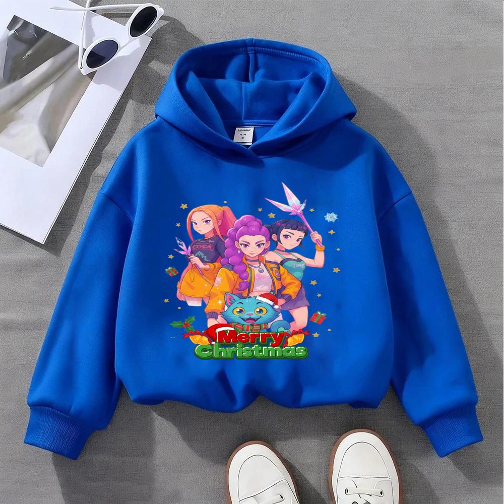 

Kids Hoodie with Cute Cartoon Characters and Festive Design for Holiday Fun Hoodies & Sweatshirts (kids unisex) 160