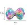 Sequin Bow Hair Clips Sparkly Princess Hair Pins for Flower Girls Wedding Banquet Daily Hair Decor