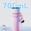 700ML Vacuum Cup With Lifting Rope Direct Drinking Cup Thermal Water Bottle  Office Workers