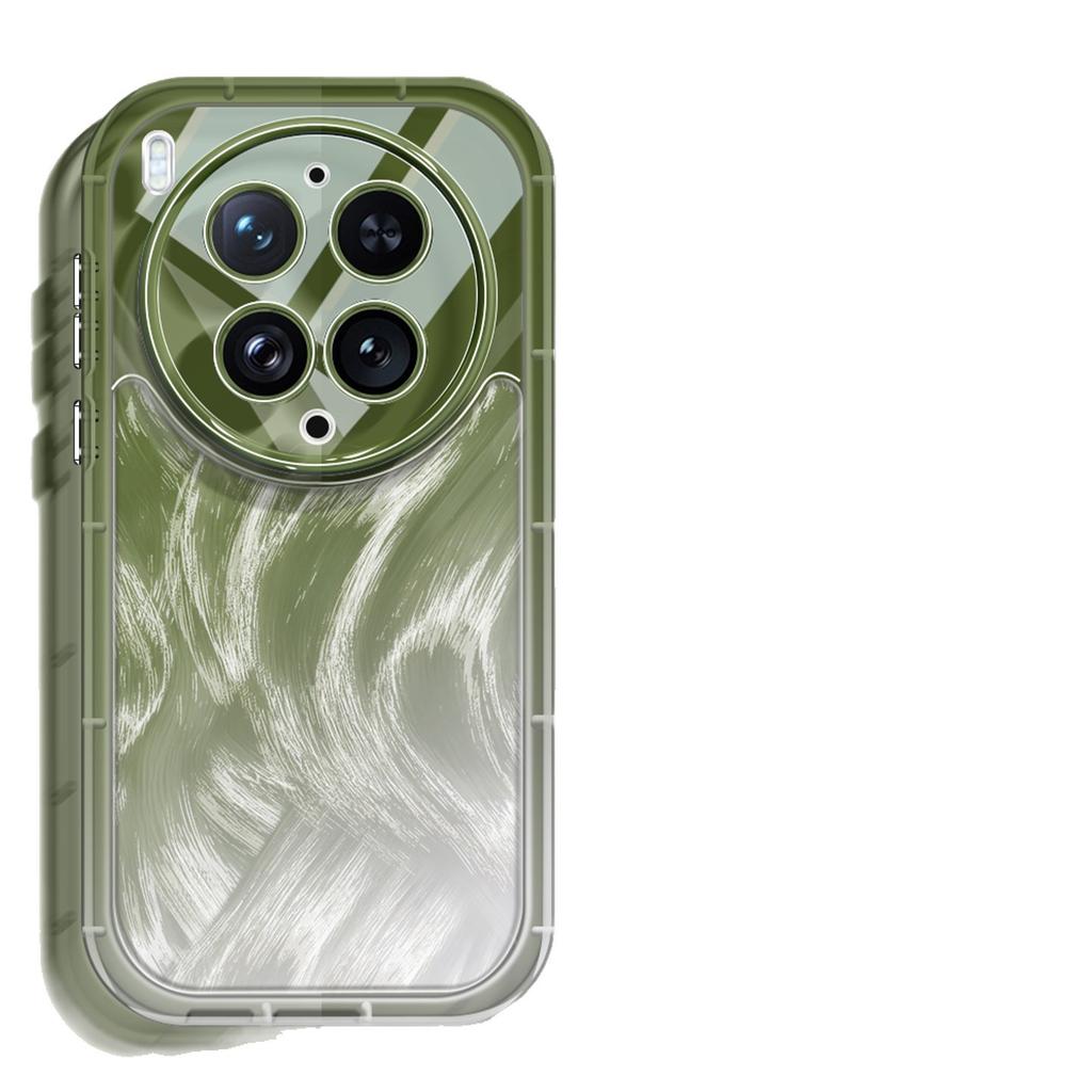Applicable To Vivox300s Mobile Phone Case Light Luxury Women's New X300ultra Orange Sea X200promin Tide X100