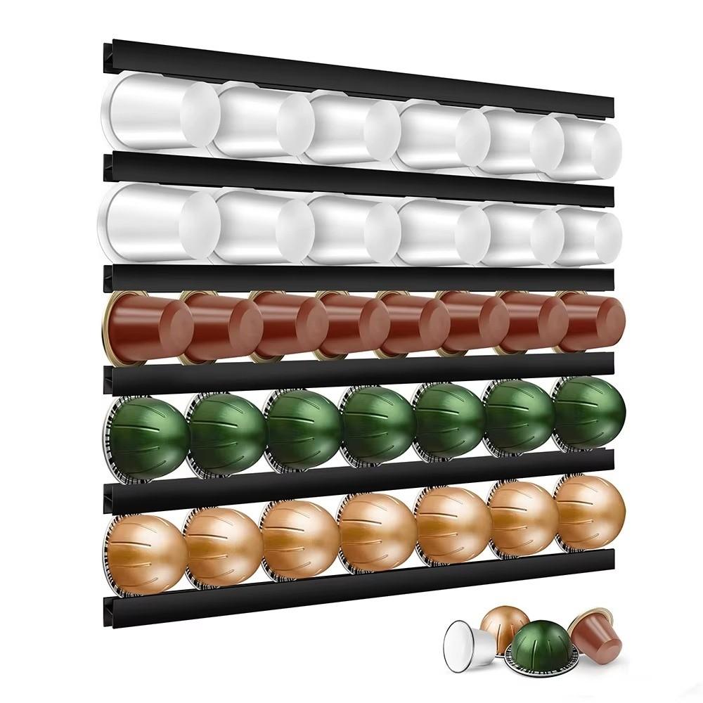 Punch-free Design Coffee Capsule Rack Coffee Pod Storage Organizer  Coffee Brewing Station