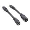 2Pcs/set Short Conversion Power Cord DC5521 To DC8020 Adapter Cable Male Female Connectors For Solar Panel System
