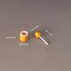 3Pcs Cleaning Tool 1:12 Dollhouse Mini Simulation Long Handle Toilet Brush Model For Toilet Scene Toy Home Decor Accessories