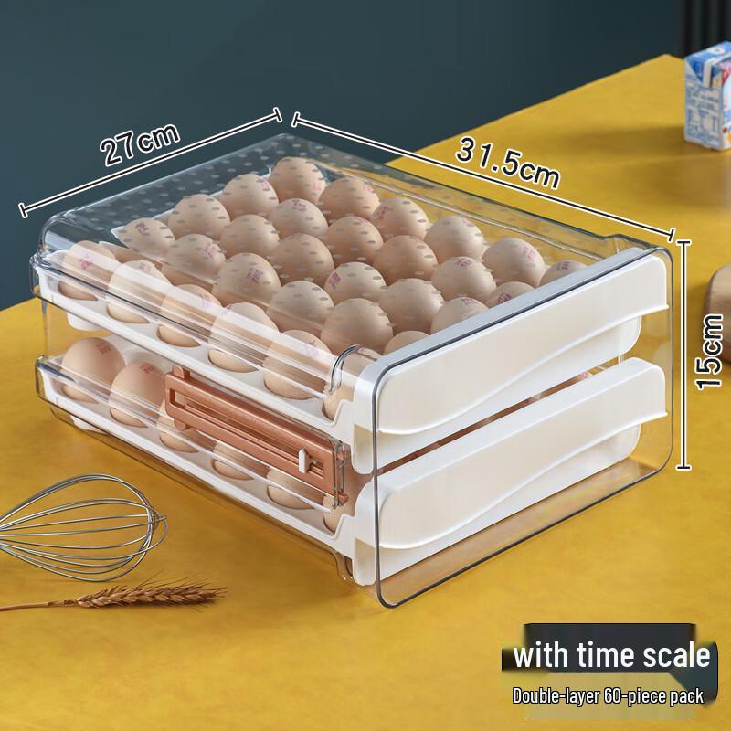 

Changqi Double-Layer PET Egg Storage Container