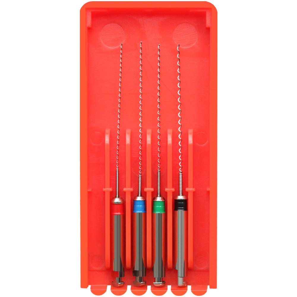1 Balení 21mm 25mm Zubní Rotační Nosiče Pasty Spirální Plniče Lentulo Různé Strojní Plnění Zubní Lékařství Endodoncie Soubory Nástroje
