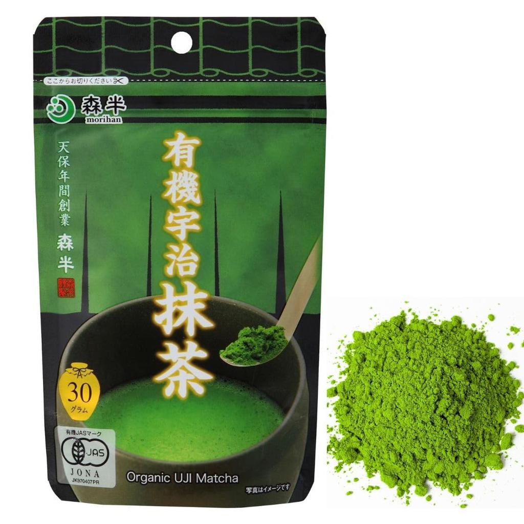 Morihan Organic Uji Matcha, 30g Bag