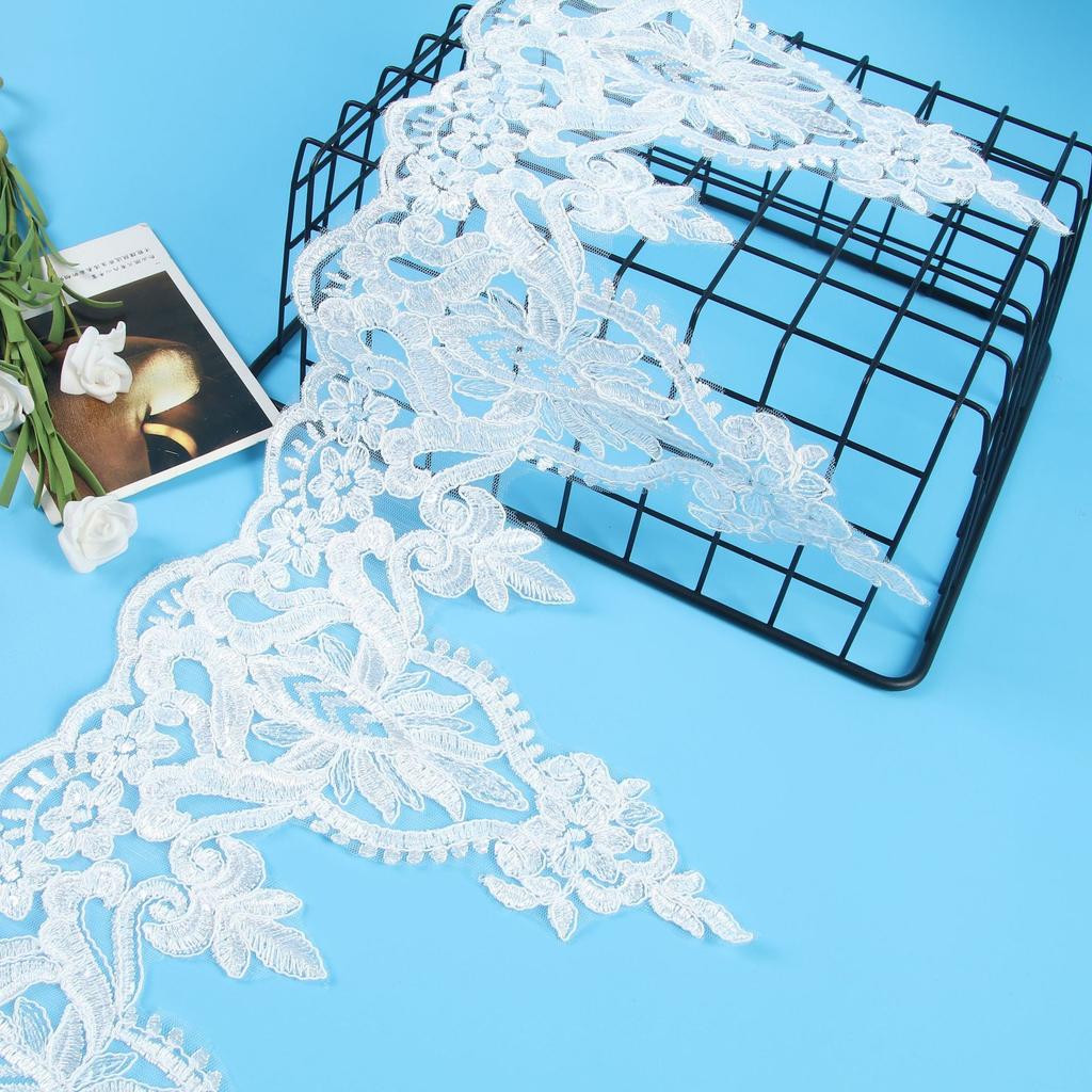 Width 24Cm Car Bone Lace Sequins Car Bone Ballet Dancing Suit Dress Lace European Lace