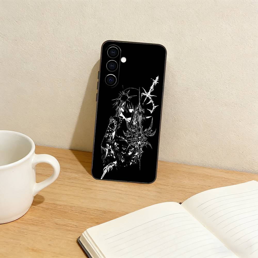 C-Gothic C-Cyber Sigil Phone Case For Samsung Galaxy A73,A72,A71,A70,A53,A52,A51,Others Soft Black Cover
