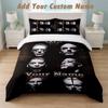 Bedding Set 1 Duvet Cover 2 Pillowcases Rammstein Print Soft Bed Linen Bedroom Decor