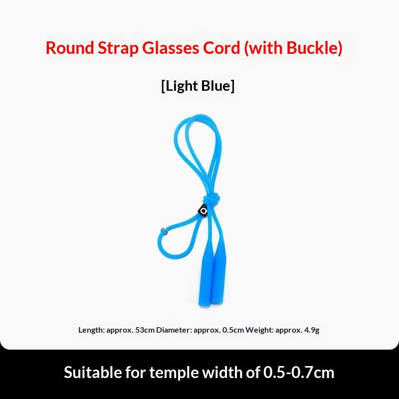 Silicone Children Glasses Chains Eyeglasses Adjustable Anti-Slip Anti-Fall Sunglasses Sport Band Cord Holder For Kids And Adult