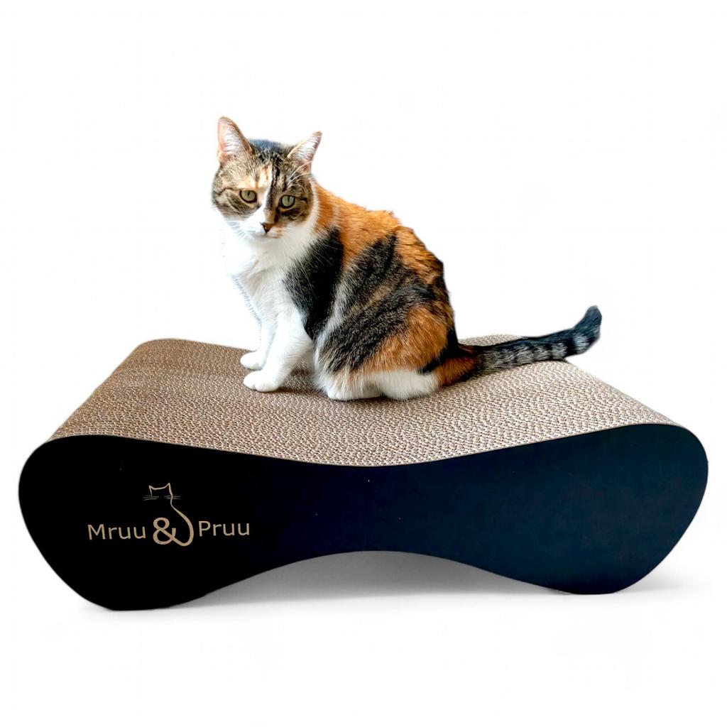 Mimi cat scratching post | black 40cm | 70x23x40 cm | MruuPruu