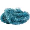 Goliat Christmas Tree Chain - Turquoise Decorative Chain Made of Metallic Foil, 3m