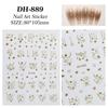 Skinnende Stjerne Negleklistremerker Fransk Utsøkte Negledekorasjoner Klistremerker DIY Selvklebende Neglekunst Sjarm Tilbehør